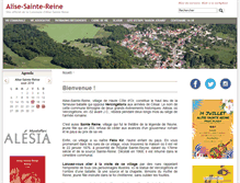 Tablet Screenshot of mairie-alise-sainte-reine.fr